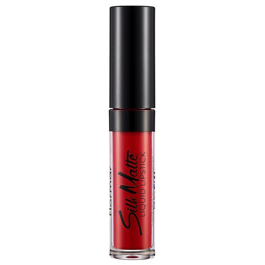Flormar Silk Matte Liquid Lipstick,No. 14 - Carnation Red, No. 14 - Carnation Red