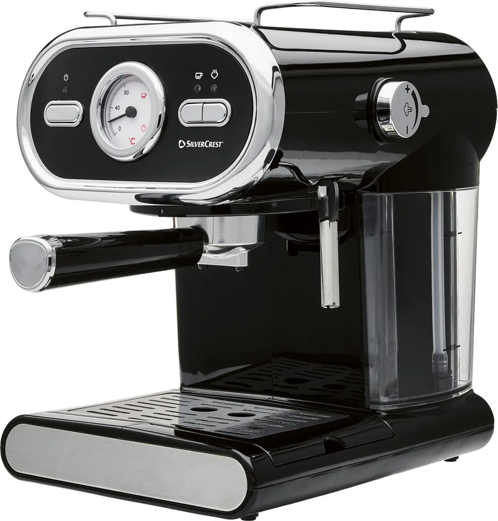 Silvercrest Espresso Machine Pastel SEM 1050 A2 Coffee Machine Black