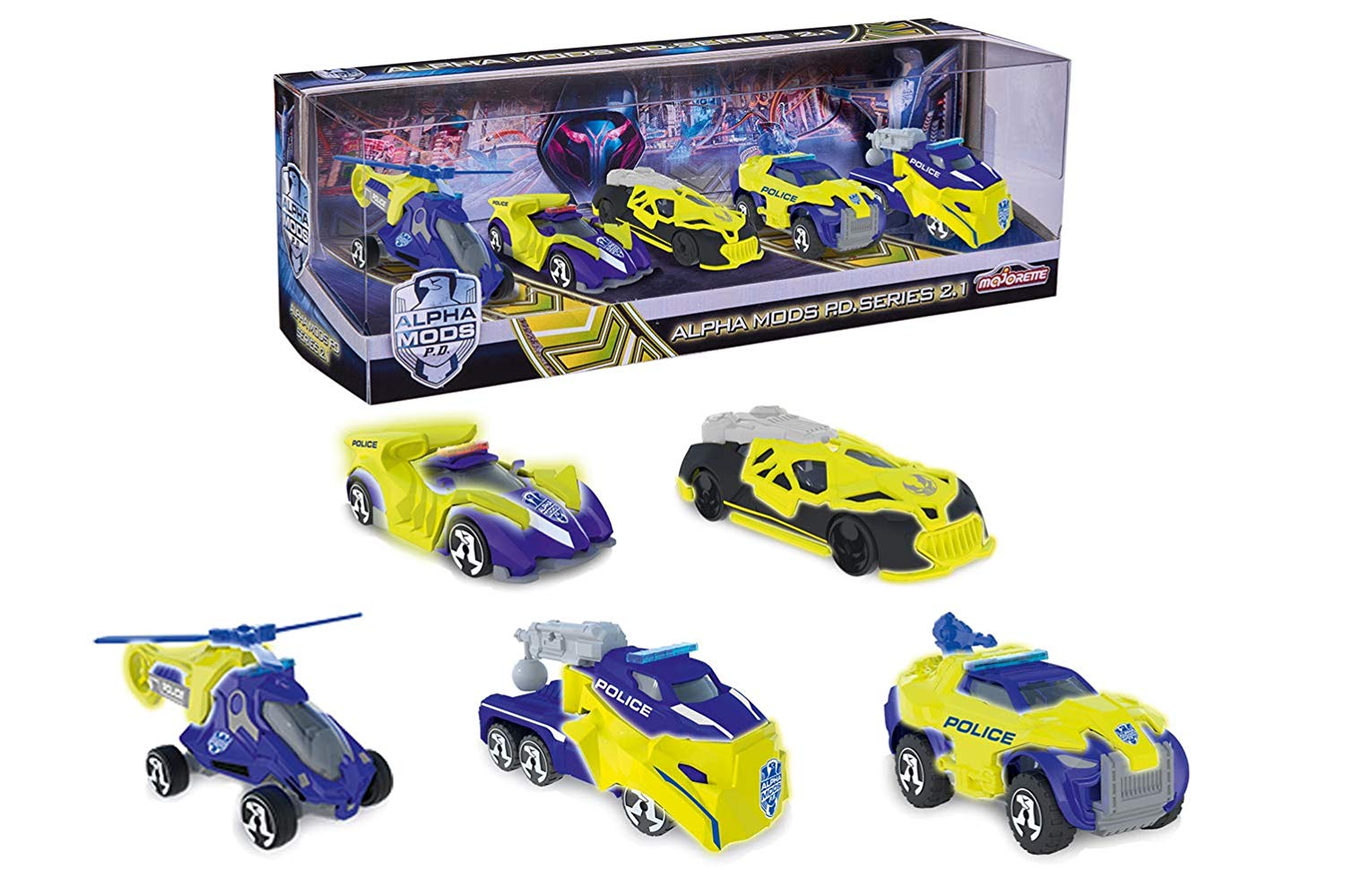 Majorette Simba Dickie 212058504 Alpha Mods P.D. 5 Pieces Gift Pack 2.1