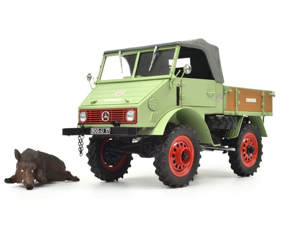 Simba Dickie 450014700 Unimog 401 With Boar 1: 18