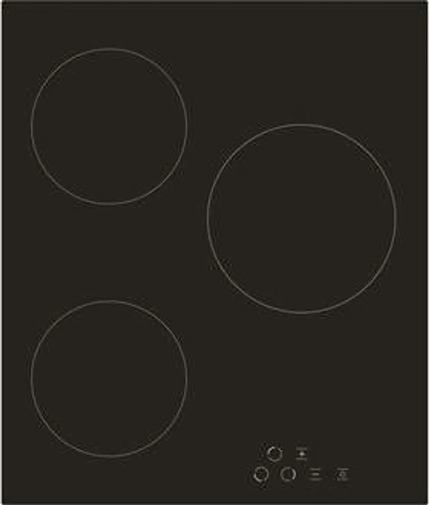 Simfer | H4.030.DECSP | Cooktop | Glass ceramic | Number of burners/cooking zones: 3 | Touch | Black