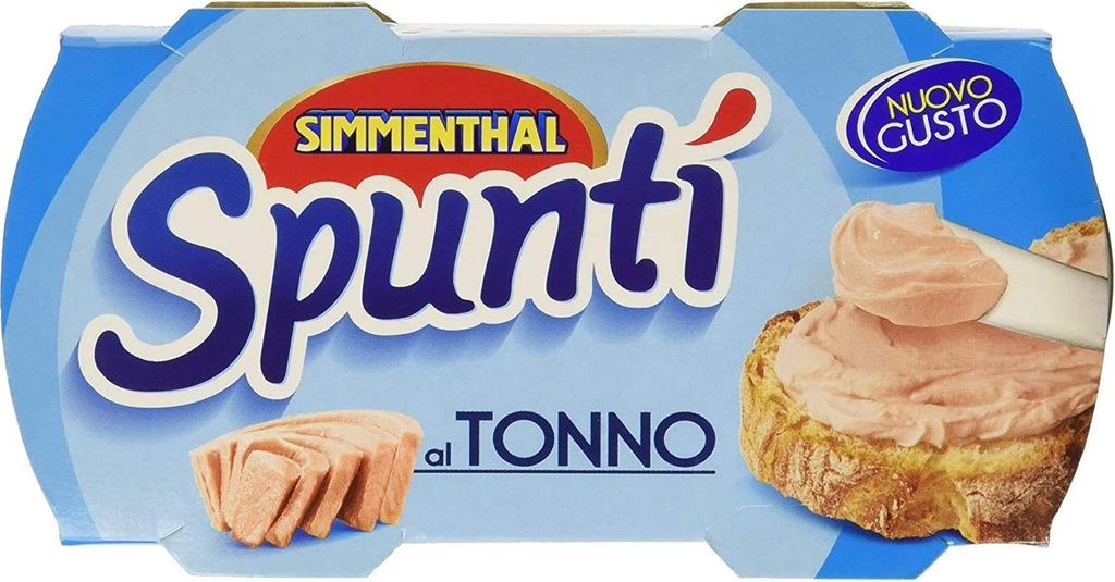 Simmenthal Spuntì al Tonno Tuna Spreadable Snack (2 x 84g) 100% Italian 168g