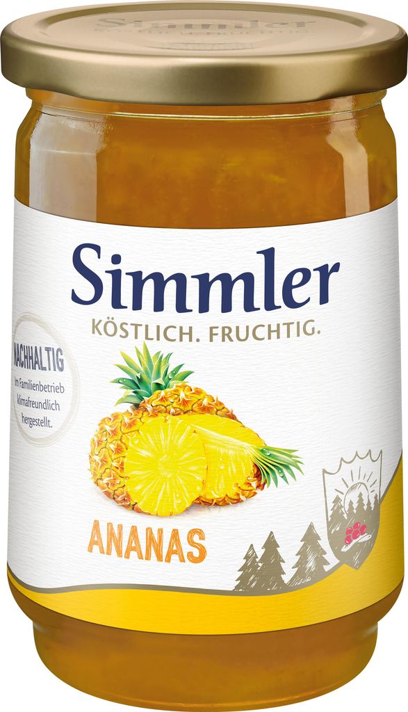 Simmler Extra Pineapple Jam 450g