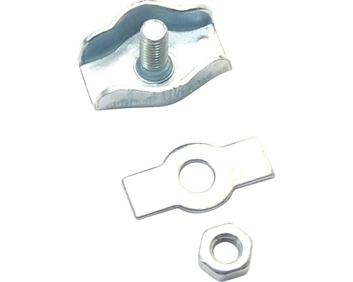Pösamo Simplex clamp 3 mm galvanized