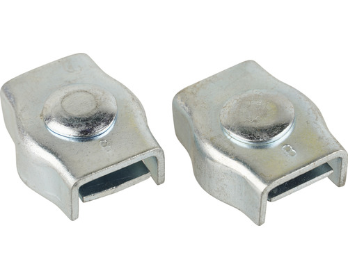 Mamutec Simplex clamp 6-8 mm galvanized 2 pieces