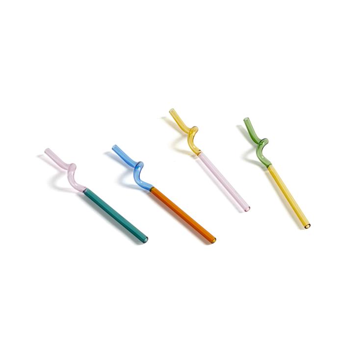 HAY Sip Spiral Straw 4-Pack
