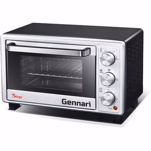Sirge electric oven, 16 l capacity, 5 cooking functions, 60-minute timer, equipped with grill, drip tray and crumb drawer, 1400 W