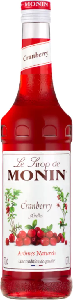 Sirop Monin - Airelles Cranberry - 70cL 700 ml
