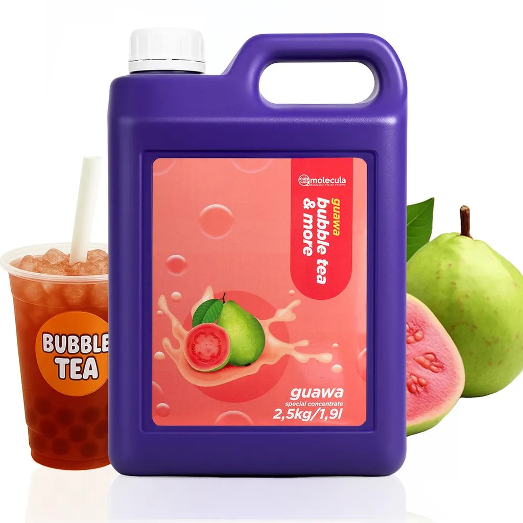 Molecula SYRUP FOR BUBBLE TEA 2.5 l CONCENTRATE JUICE-GUVA
