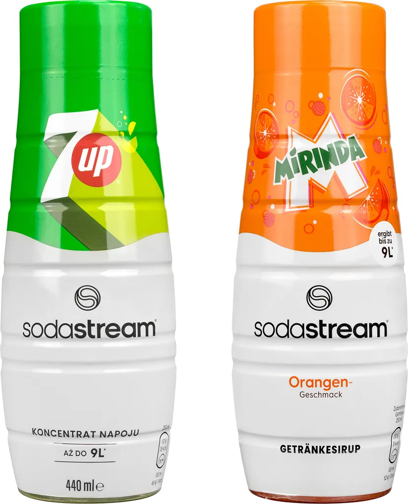 Syrups for Sodastream 7UP and Mirinda
