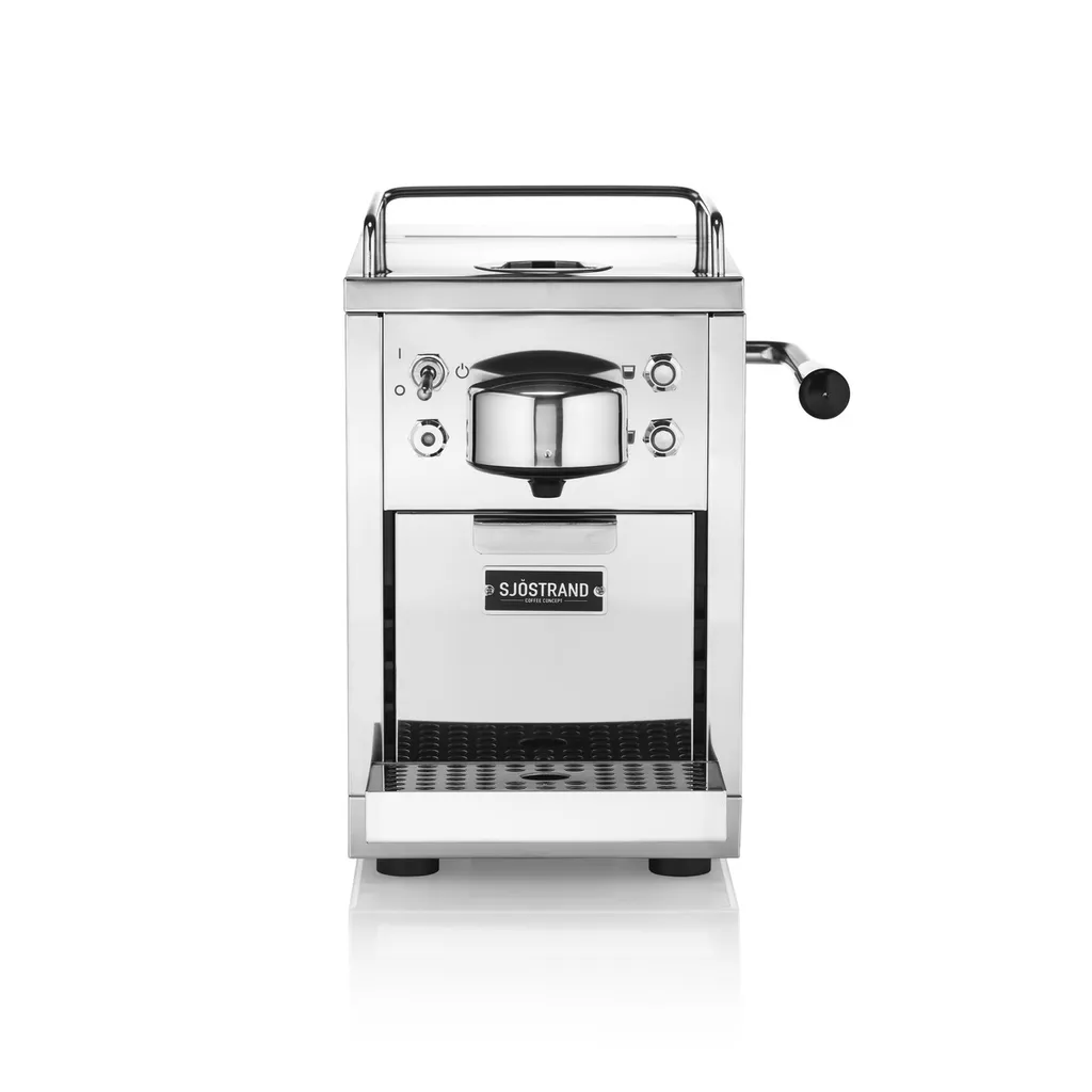 Sjöstrand The Original Capsule Coffee Machine, Color: Steel