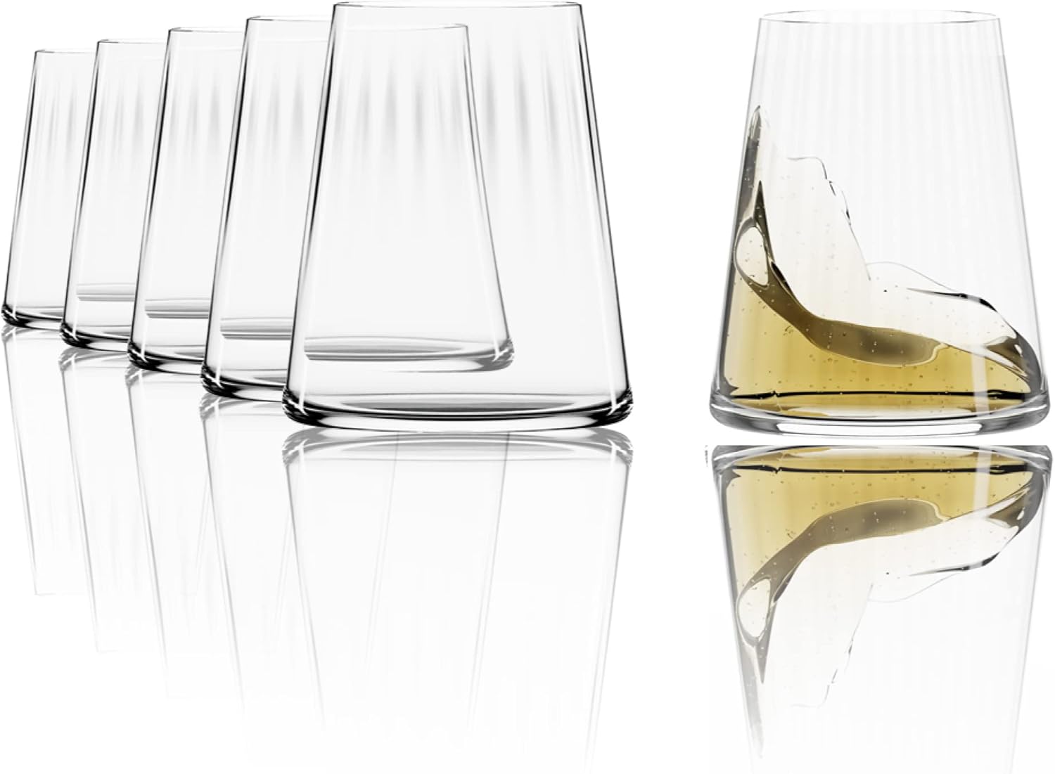 Stölzle Lausitz Wine Cups Symphony/White Wine Glasses Set of 6/Wine Glasses Crystal Glass/White Wine Glass/High-Quality Wine Glass Set/Wine Glasses Stölzle