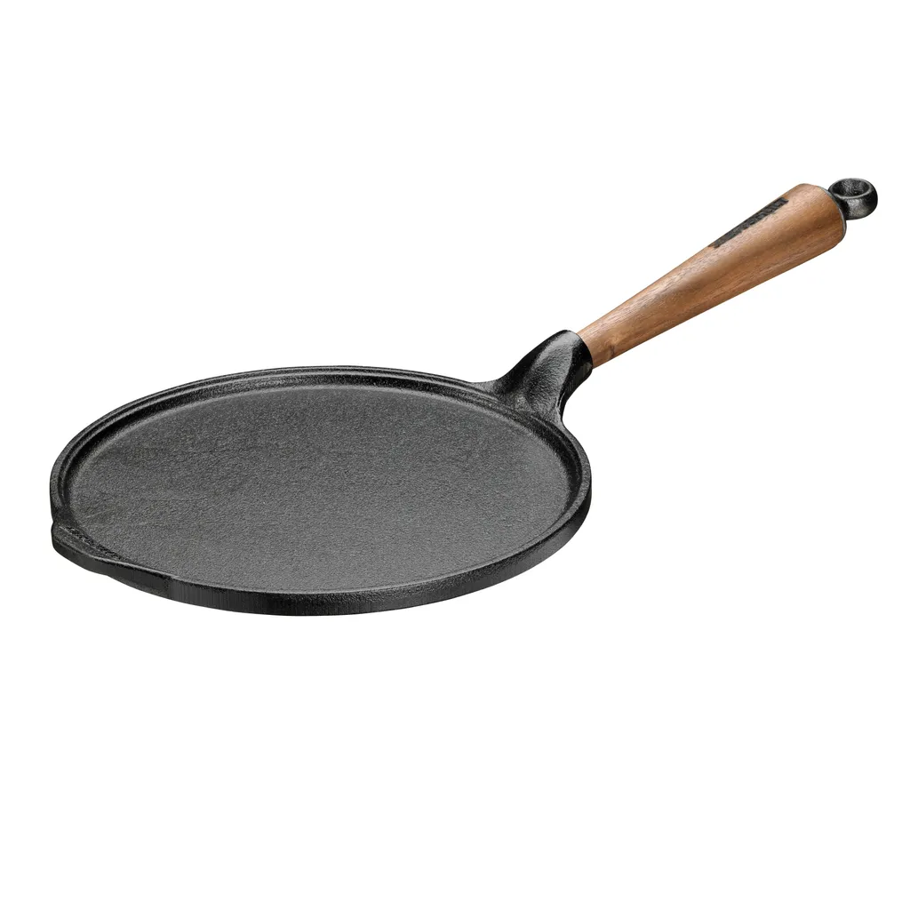 Skeppshult cast iron crepe pan Ø 23 cm with walnut wood handle