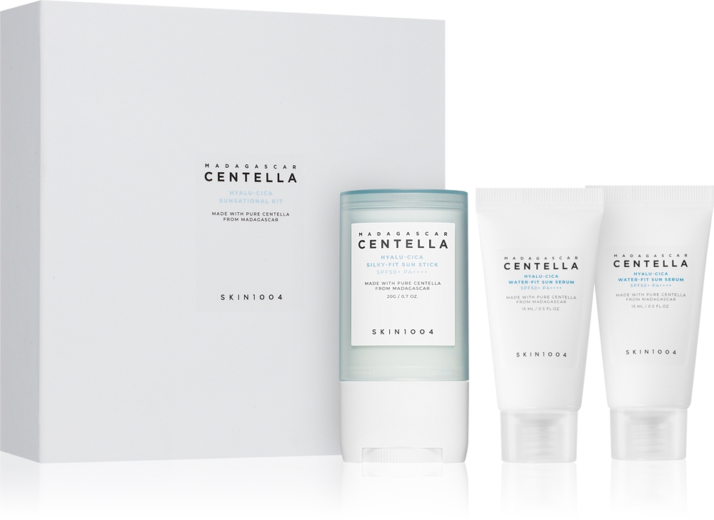 SKIN1004 Madagascar Centella Hyalu-Cica Sunsational Kit Gift Set High UV Protection 30ml