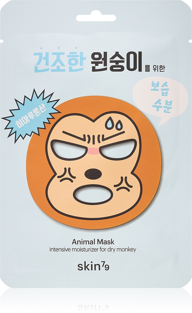 Skin79 Animal For Dry Monkey cell layer mask with particularly moisturizing and nourishing effects