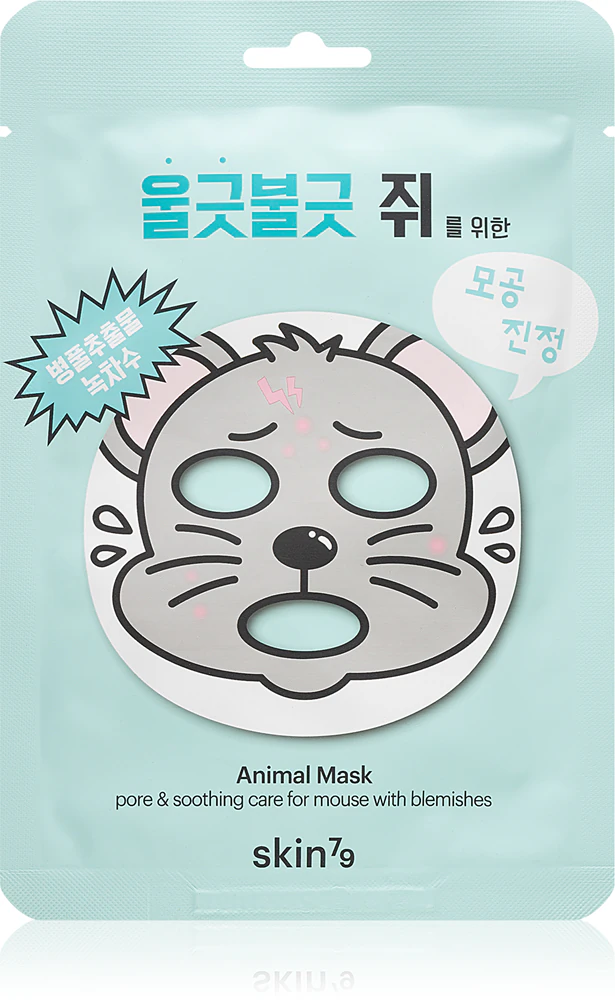 Skin79 Animal For Mouse With Blemishes Cell Layer Mask for Problematic Skin, Acne