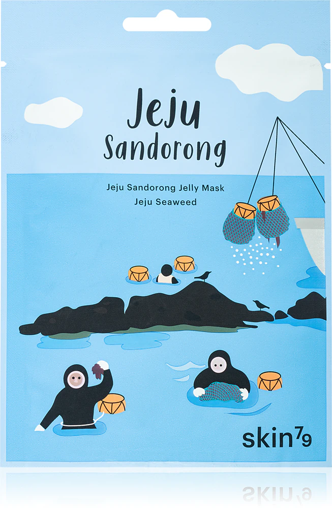 Skin79 Jeju Sandorong Jeju Seaweed textile mask with cleansing effect