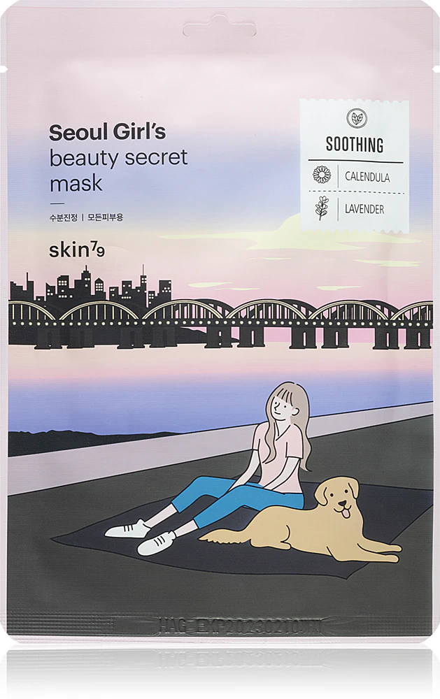 Skin79 Seoul Girls Beauty Secret cell layer mask with a calming effect