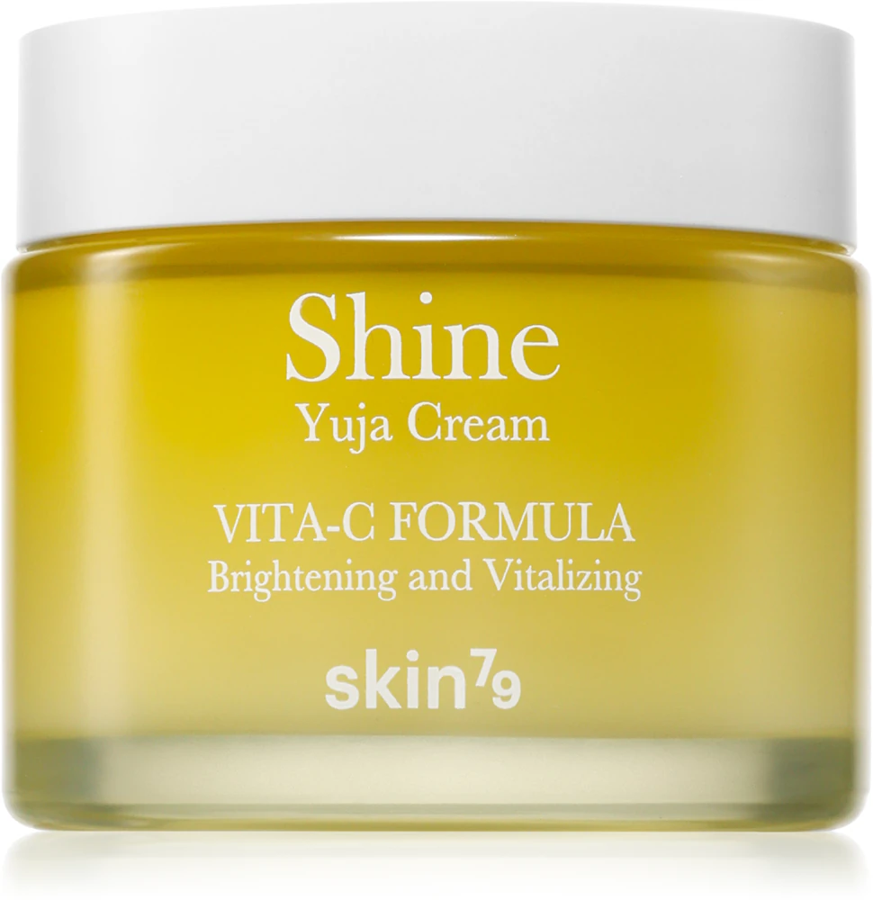 Skin79 Shine Yuja Cream Vita-C Formula moisturizing and brightening face cream For hyperpigmented skin