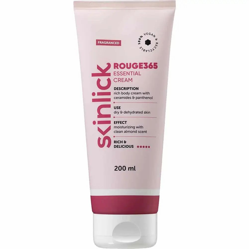 SKINLICK Rouge365 Essential Body Cream with intensive care & moisture 200 ml