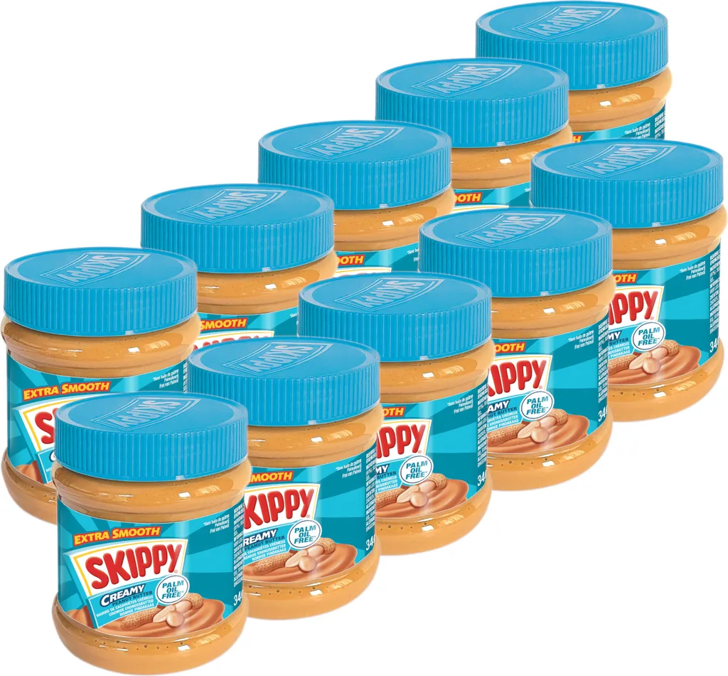 SKIPPY Peanut Butter 10x Creamy Peanut Butter Extra Smooth No Palm Oil 10x 340g