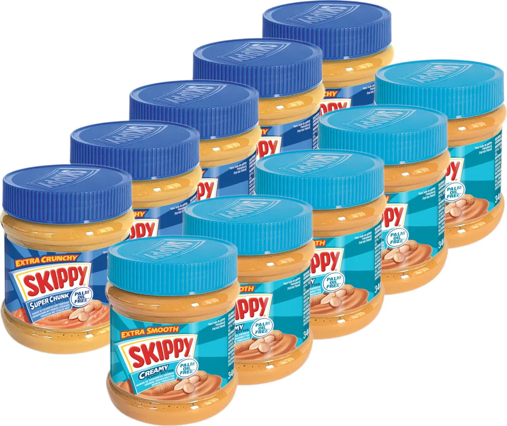SKIPPY Peanut Butter Bundle 5x "Creamy" 5x "Super Chunk" 10x 340g