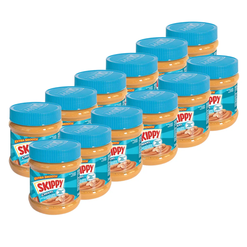 Skippy Creamy Peanut Butter 12 x 340g without palm oil