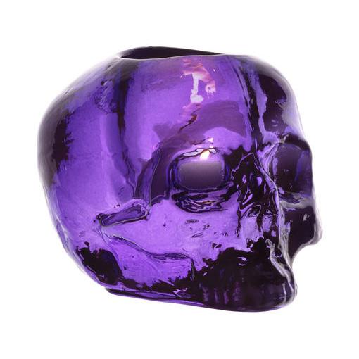 Kosta Boda Skull Candle Holder