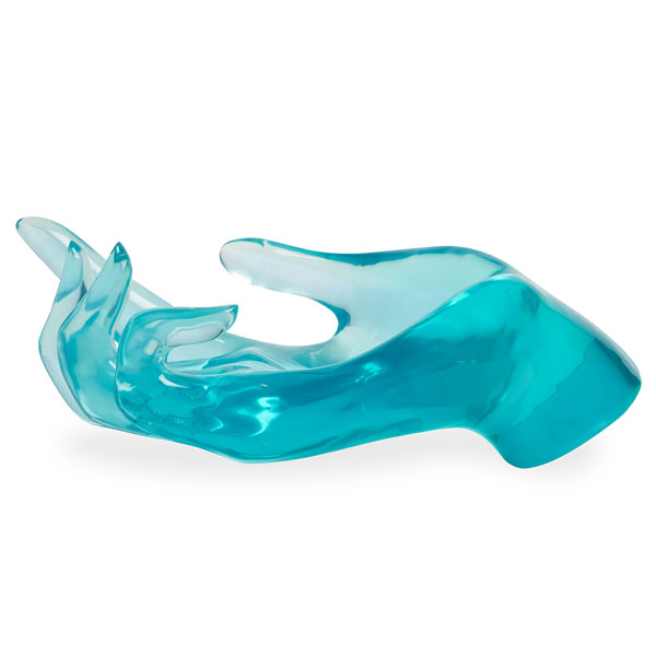 Sculpture Giant Acrylic Hand Bowl by Jonathan Adler - e