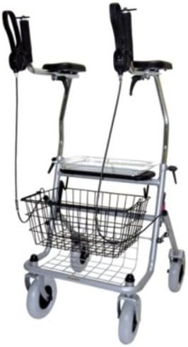Cristallo2 Rollator with Forearm Support Silver (Drive Medical)