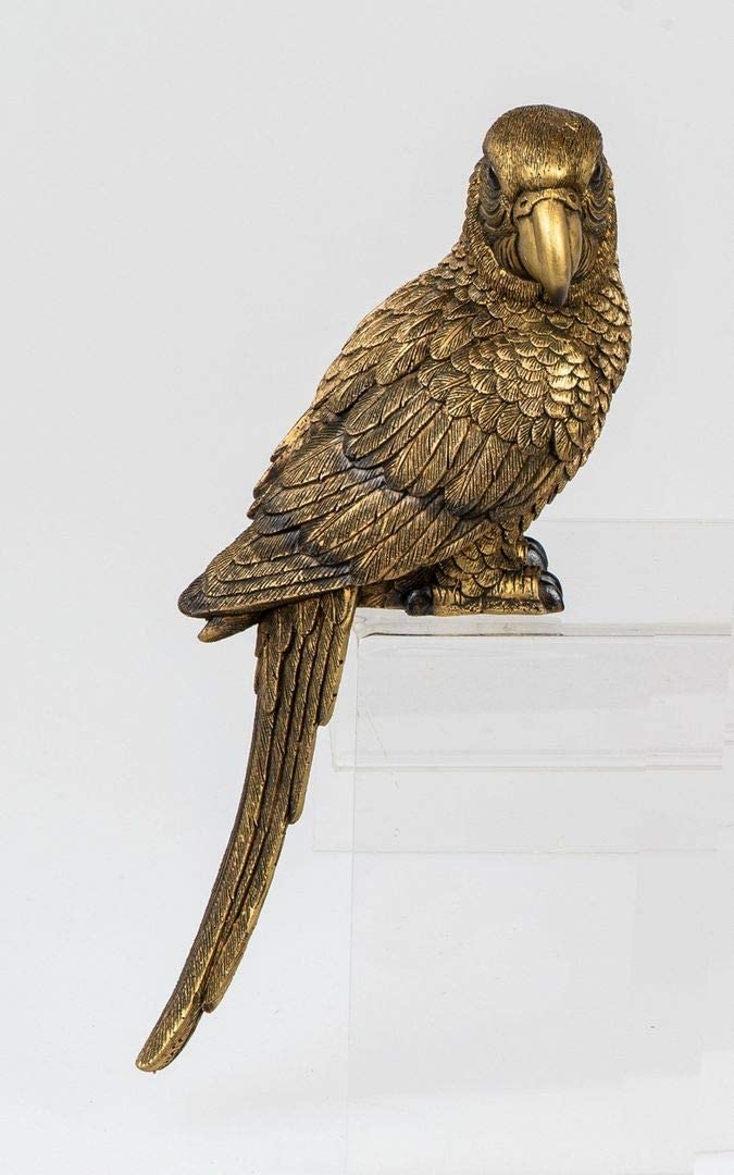 Itrr Deko-Figur Papagei In Antik-Gold, Ca. 12X30Cm 795168A