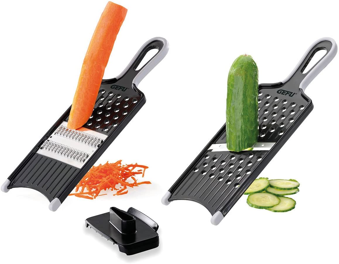 GEFU Slicer Set Asia Julienne Slicer and Vegetable Slicer and Vegetable Slicer Holder