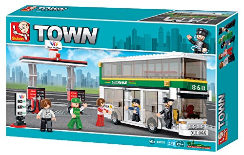 Sluban Double Decker With Tank Station