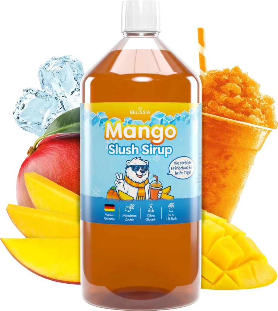 Lutz Slush Ice Syrup - Slush Concentrate Mango 1000ml