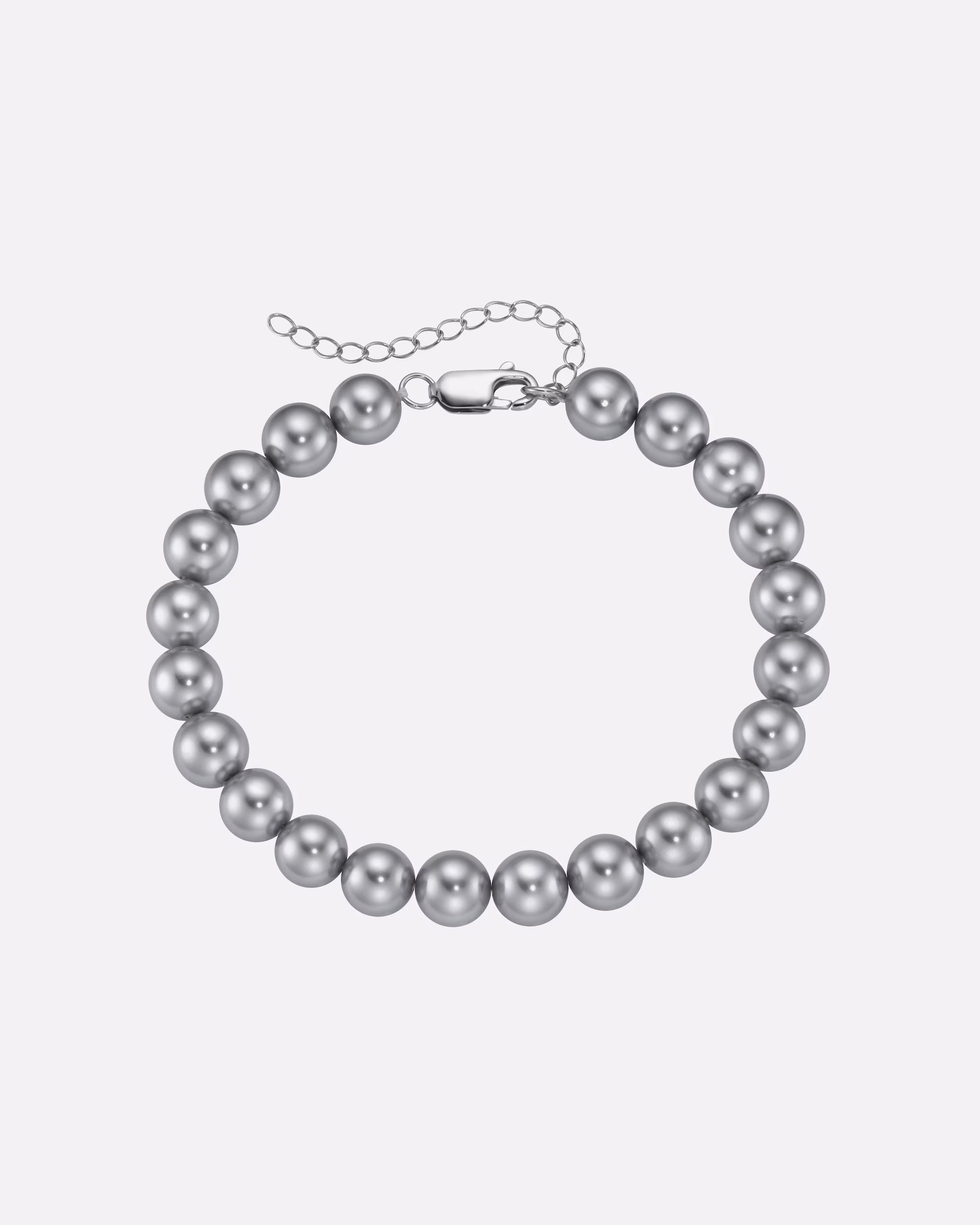 Smart Jewel Bracelet with shell beads, 925 silver