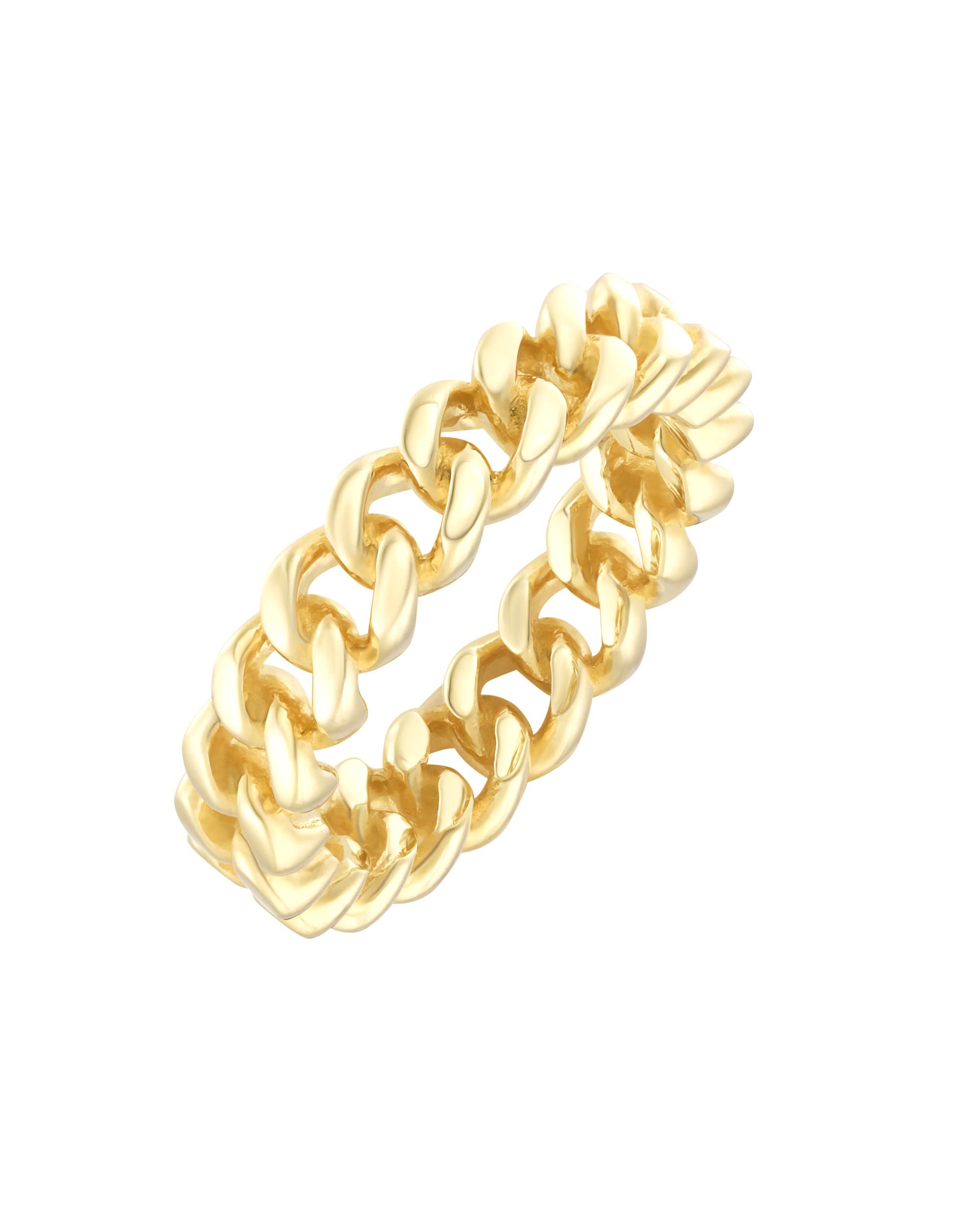 Smart Jewel Ring Ring curb chain look, silver 925 52