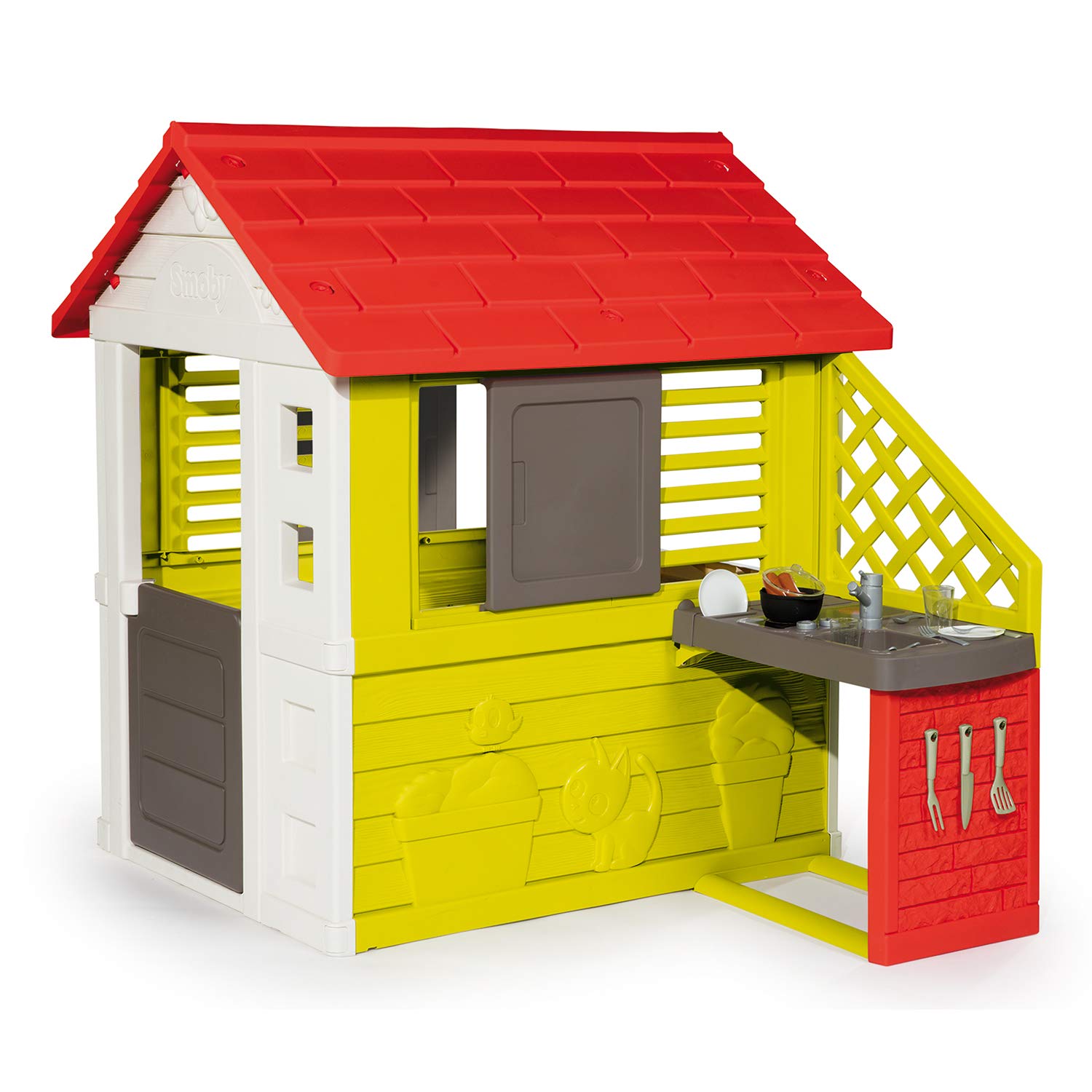 Smoby Casa 810713 Nature Ii Kitchen And Accessories Green