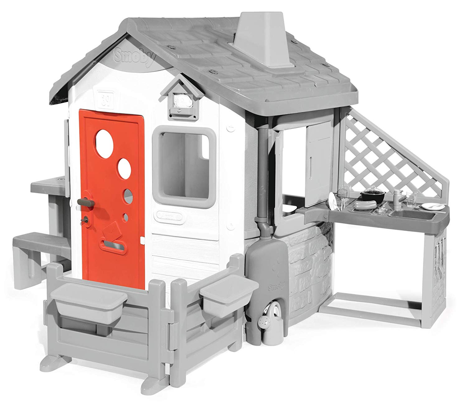 Smoby Neo Jura Lodge 810905 Front Door Red