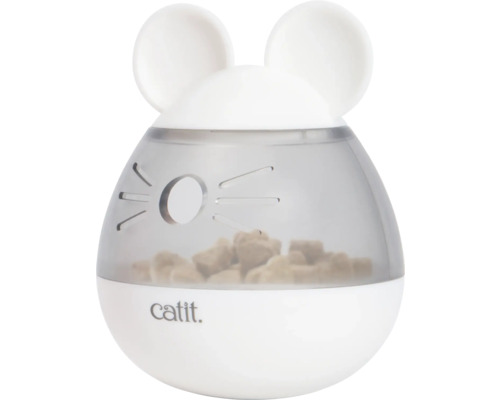 Snack machine catit Pixi snack dispenser, mouse white, approx. 8 x10 cm, treats up to 9 mm