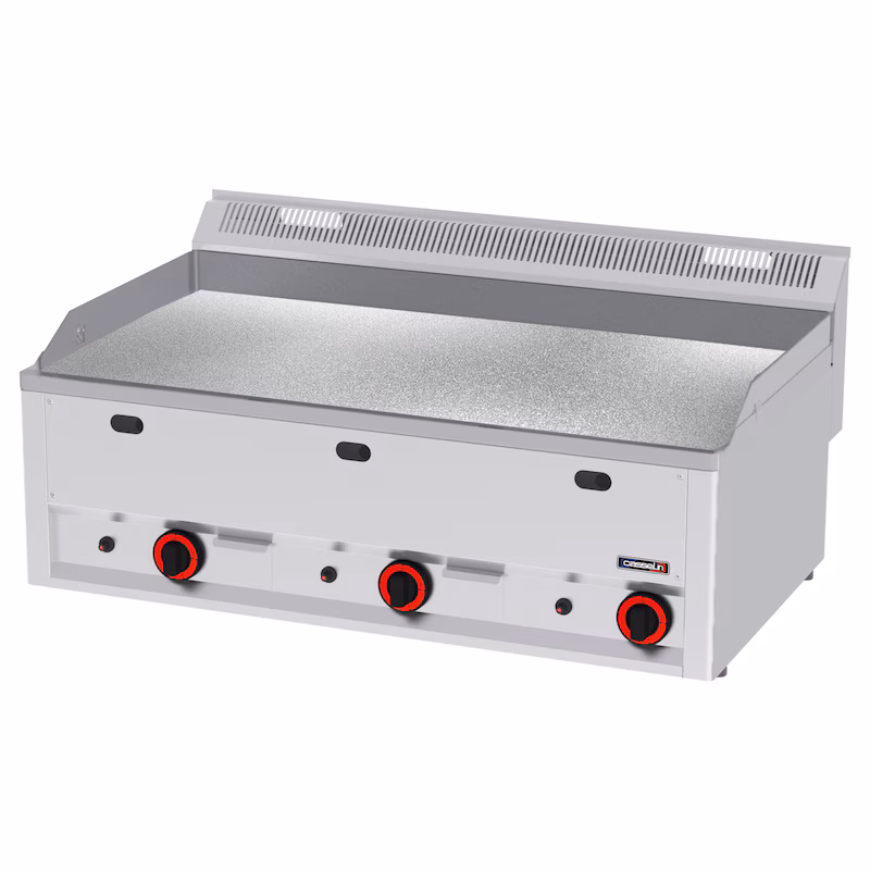Snack plate Chrome Textured 99 Gas - Line 600 C6PASCTG99 Casselin
