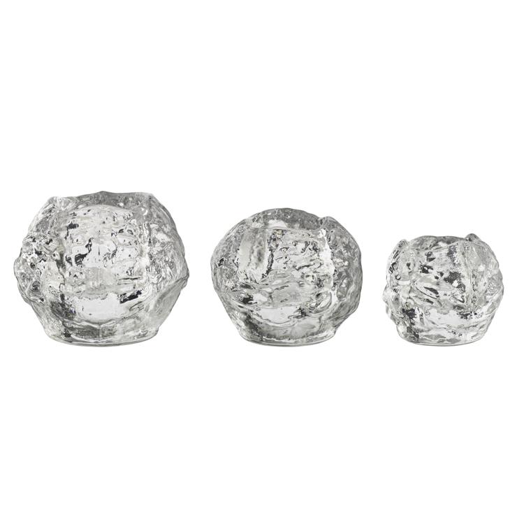 Kosta Boda Snowball Teelichthalter 3 Pack