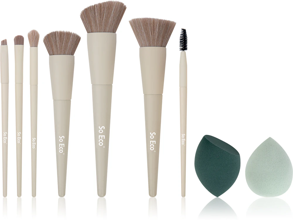 So Eco Exclusive Brush & Sponge Set Complexion Sponge Brush Set