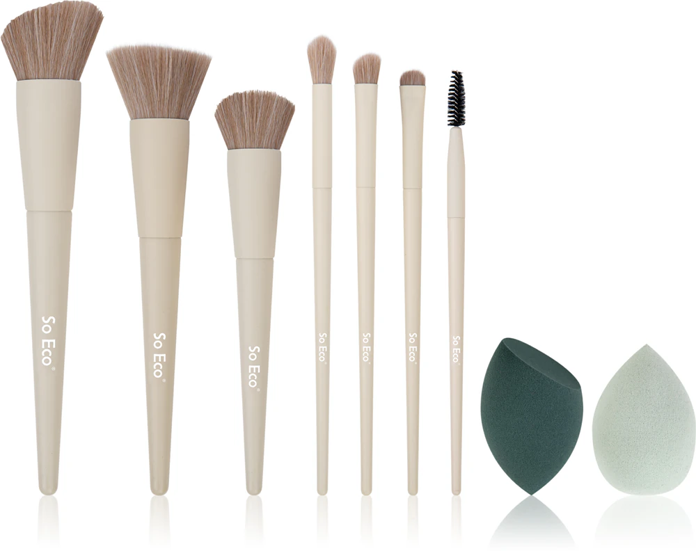 So Eco Exclusive Brush & Sponge Set brush set