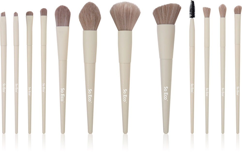 So Eco Flawless 12 Piece Brush Set Complexion Sponge Brush Set