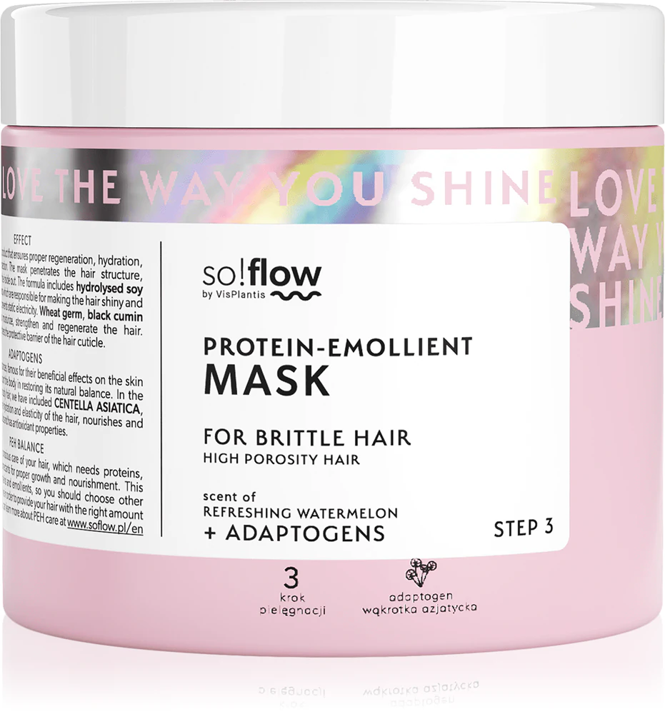 so!flow High Porosity strengthening mask for brittle and damaged hair