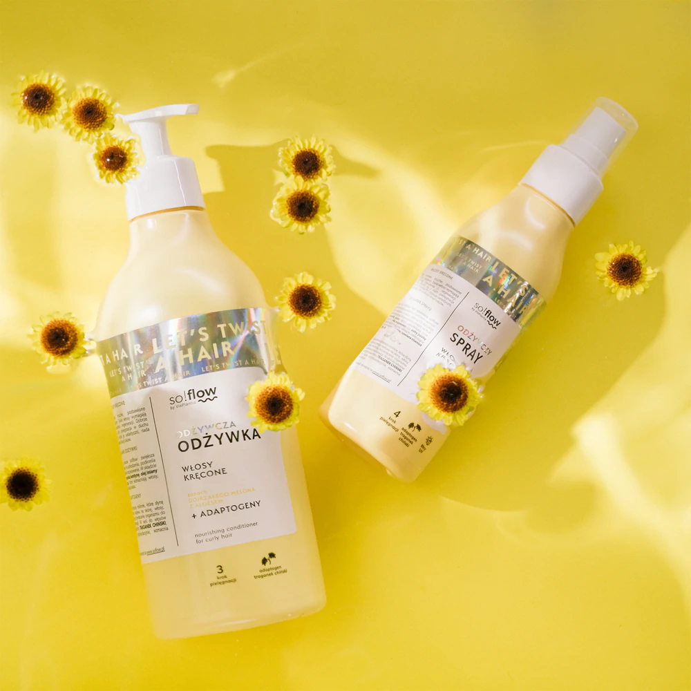 so!flow Nourishing Spray rinse-free spray curl care for curly hair