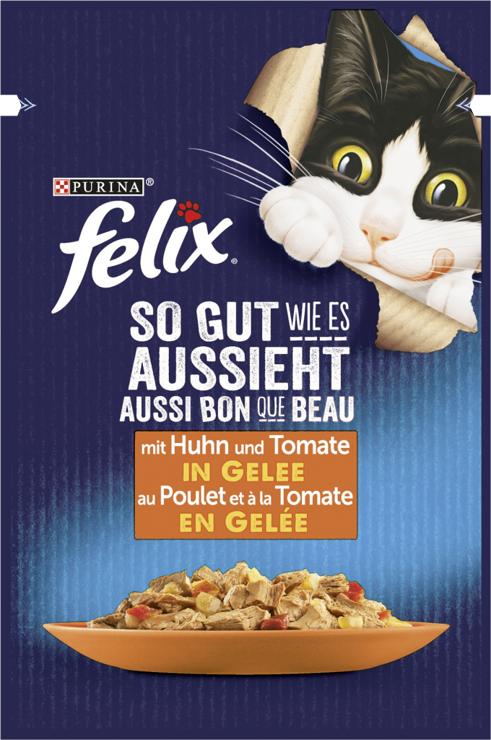 Felix As good as it looks with Chicken & Tomato in Jelly