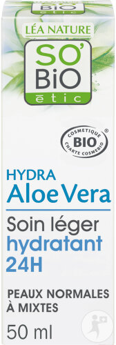 So'Bio Étic SoBio Étic 24h Light Moisturizer Normal For Combination Skin Hydra Aloe Vera 50ml