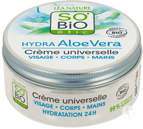 So'Bio Étic SoBio Étic Aloe Vera Universal Cream Face Body Hands Organic Jar 150ml