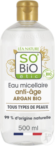 So'Bio Étic SoBio Étic Anti-Aging Micellar Water Précieux Argan bottle 500ml